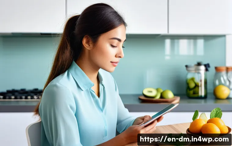 유전자 맞춤 영양소 섭취 가이드 - **Prompt 1: The Revelation of Personalized Nutrition**
    "A young woman, appearing to be in her la...
