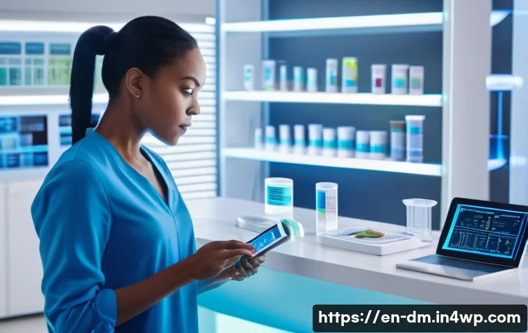 유전자 맞춤형 건강 관리를 위한 최적의 도구 소개 - A modern home laboratory scene showing a diverse adult woman in casual attire examining a genetic te...