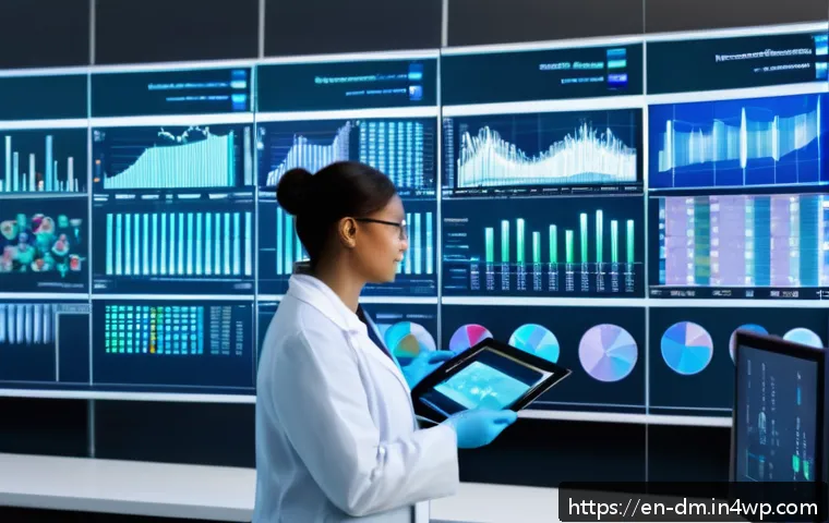 유전자가 질병에 미치는 영향을 이해하기 - A modern medical research laboratory scene showing diverse scientists and clinicians analyzing genet...